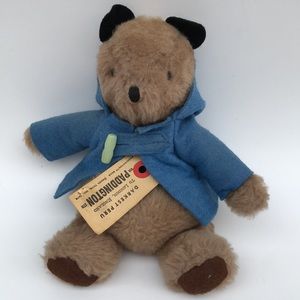 Vintage 70’s Paddington Bear Doll w original tag